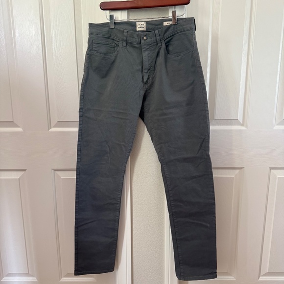 NWOT Flint and Tinder 365 5 pocket pant 33x32 Washed grey HB slim Men - Picture 15 of 16